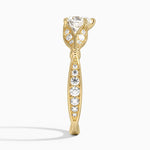 Zinnia Diamond Ring (1/3 ct. tw.) Yellow Gold 18k Heart Engagement Ring