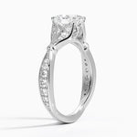 Zinnia Diamond Ring (1/3 ct. tw.) Platinum Oval Engagement Ring