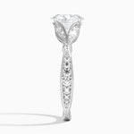Zinnia Diamond Ring (1/3 ct. tw.) Platinum Oval Engagement Ring