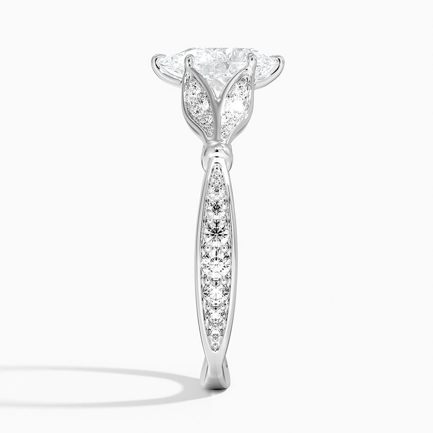 Zinnia Diamond Ring (1/3 ct. tw.) Platinum Pear Engagement Ring