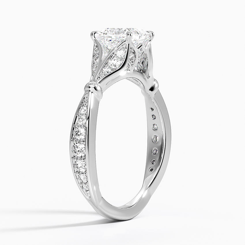 Zinnia Diamond Ring (1/3 ct. tw.) Platinum Princess Engagement Ring