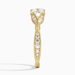 Zinnia Diamond Ring (1/3 ct. tw.) Yellow Gold 18k Princess Engagement Ring
