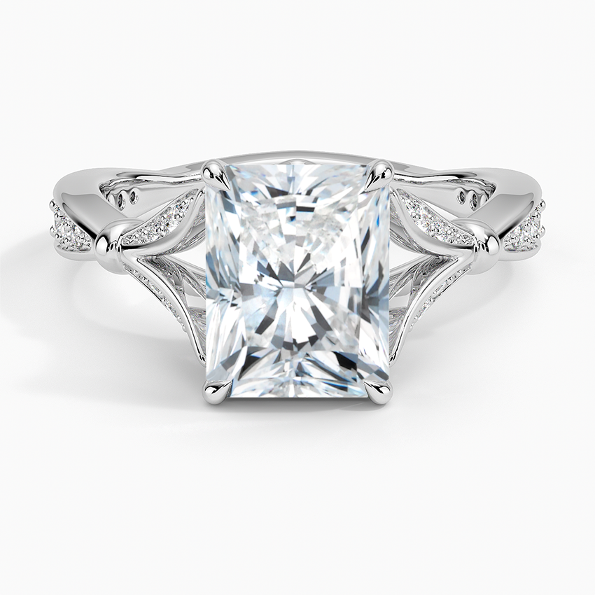 Zinnia Diamond Ring (1/3 ct. tw.) Platinum Radiant Engagement Ring