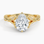 Zinnia Diamond Ring (1/3 ct. tw.) Yellow Gold 18k Pear Engagement Ring