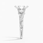 Begonia Vine Three Stone Diamond Ring (2/3 ct. tw.) Platinum Marquise Engagement Ring
