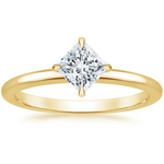 North Star Solitaire Engagement Ring 18K Yellow Gold PR