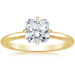 North Star Solitaire Engagement Ring 18K Yellow Gold RA