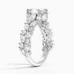 Olivetta Double Row Diamond Ring (2 1/2 ct. tw.) Platinum Marquise Engagement Ring