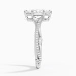 Begonia Vine Diamond Ring (1/4 ct. tw.) Platinum Marquise Engagement Ring