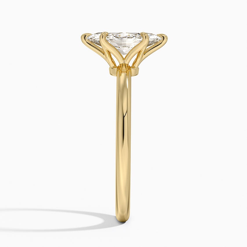 Esme 1.8mm Ring Yellow Gold 18k Marquise Engagement Ring
