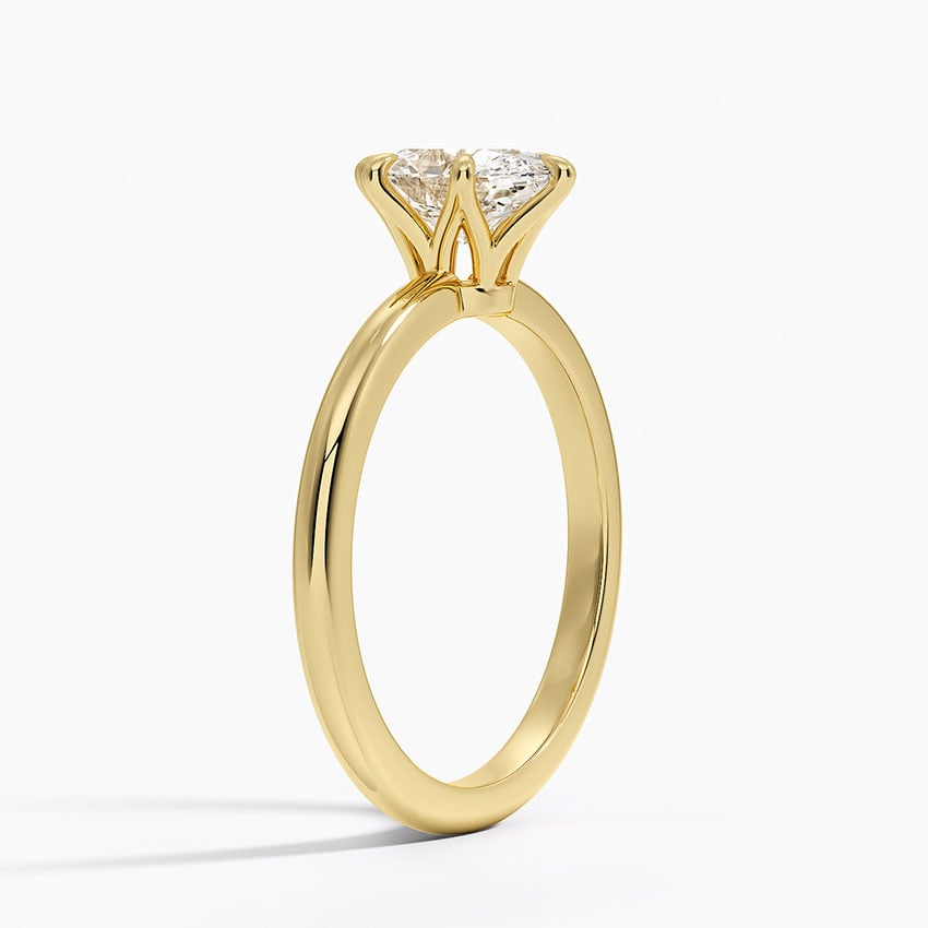 Esme 1.8mm Ring Yellow Gold 18k Oval Engagement Ring