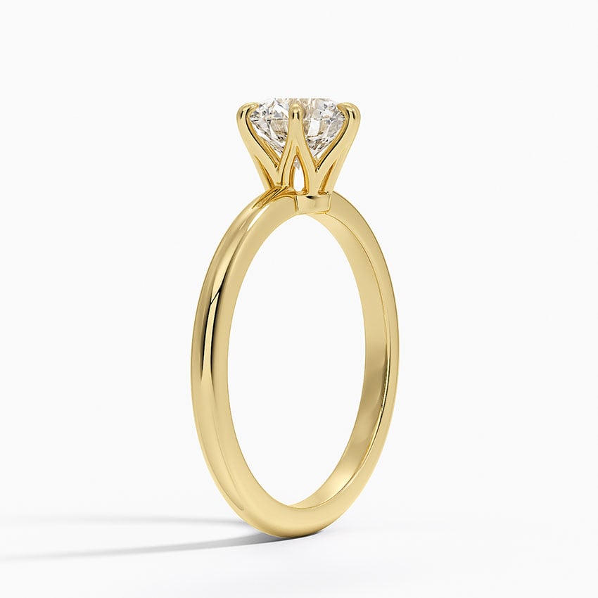 Esme 1.8mm Ring Yellow Gold 18k Round Engagement Ring