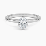 Esme 1.8mm Ring Platinum Oval Engagement Ring