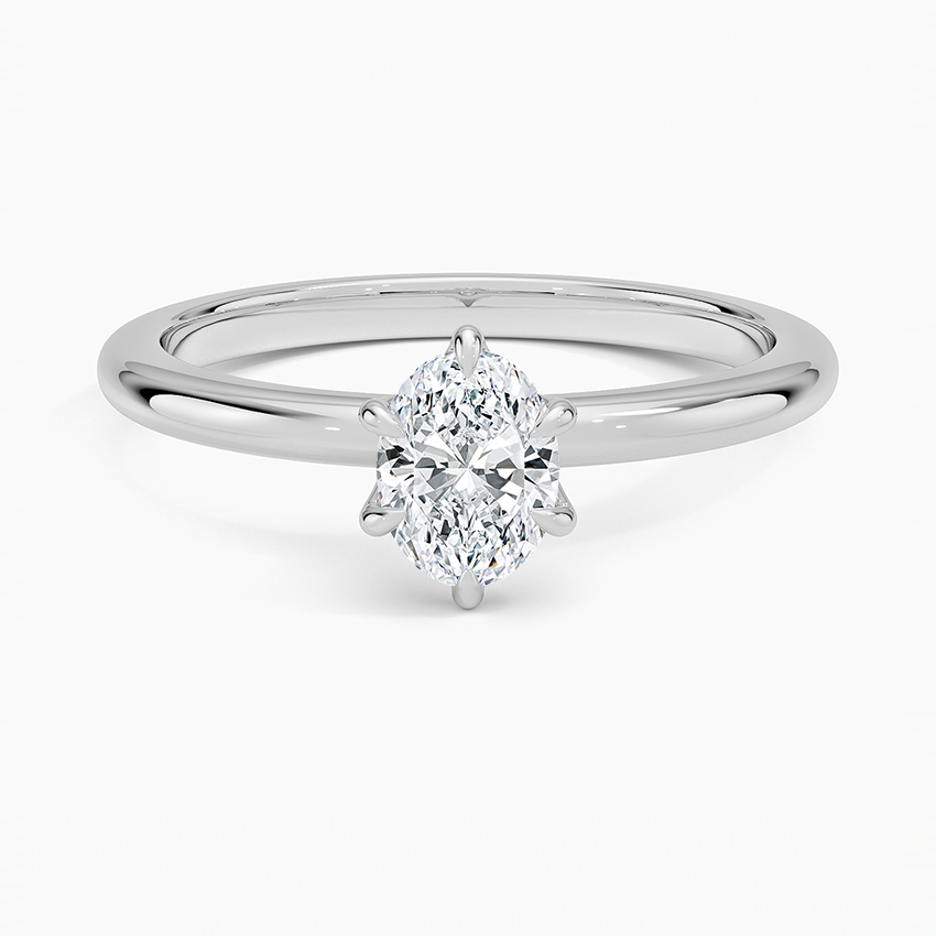Esme 1.8mm Ring Platinum Oval Engagement Ring