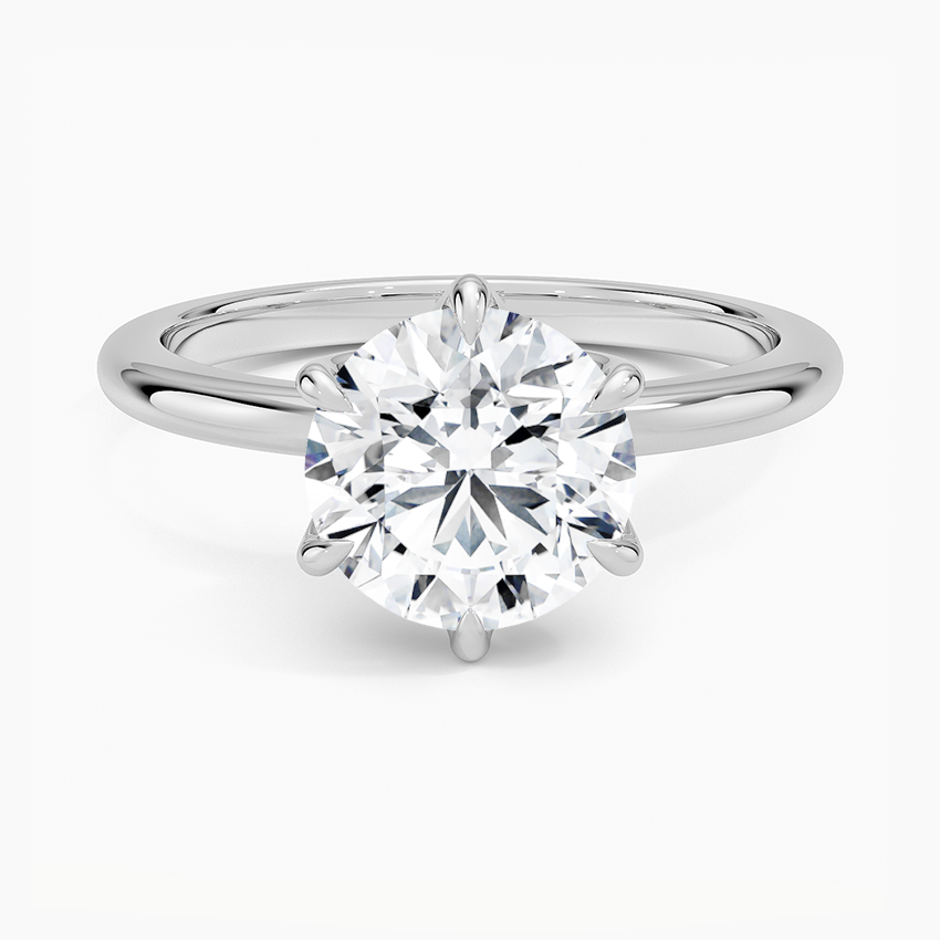 Esme 1.8mm Ring Platinum Round Engagement Ring
