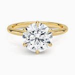 Esme 1.8mm Ring Yellow Gold 18k Round Engagement Ring
