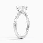 Marseille Half Coverage Diamond Ring (1/4 ct. tw.) Platinum Princess Engagement Ring