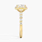 Marseille Halo Diamond Ring (1/2 ct. tw.) Yellow Gold 18k Radiant Engagement Ring