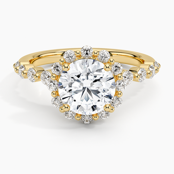 Marseille Halo Diamond Engagement Ring