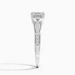 Tressa Split Shank Diamond Ring Platinum Asscher Engagement Ring