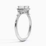 Nadia Halo Diamond Ring (1/4 ct. tw.) Platinum Asscher Engagement Ring