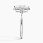 Nadia Halo Diamond Ring (1/4 ct. tw.) Platinum Marquise Engagement Ring