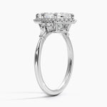 Nadia Halo Diamond Ring (1/4 ct. tw.) Platinum Marquise Engagement Ring