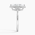 Nadia Halo Diamond Ring (1/4 ct. tw.) Platinum Marquise Engagement Ring