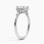 Nadia Halo Diamond Ring (1/4 ct. tw.) Platinum Princess Engagement Ring