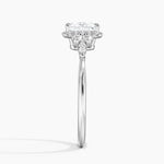 Nadia Halo Diamond Ring (1/4 ct. tw.) Platinum Princess Engagement Ring