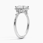 Nadia Halo Diamond Ring (1/4 ct. tw.) Platinum Princess Engagement Ring