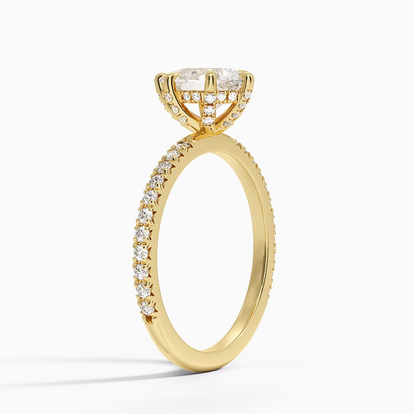 Sonora Perfect Fit Diamond Ring (1/3 ct. tw.) Yellow Gold 18k Pear Engagement Ring