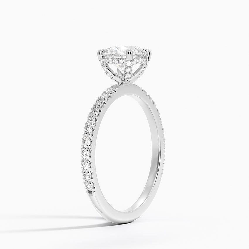 Sonora Perfect Fit Diamond Ring (1/3 ct. tw.) Platinum Round Engagement Ring