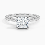 Sonora Perfect Fit Diamond Ring (1/3 ct. tw.) Platinum Princess Engagement Ring
