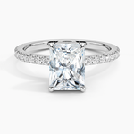 Sonora Perfect Fit Diamond Ring (1/3 ct. tw.) Platinum Radiant Engagement Ring