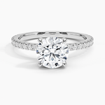 Sonora Perfect Fit Diamond Ring (1/3 ct. tw.) Platinum Round Engagement Ring