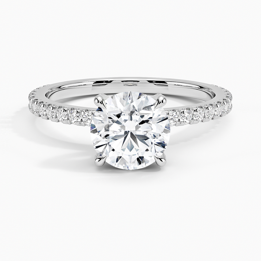 Sonora Perfect Fit Diamond Ring (1/3 ct. tw.) Platinum Round Engagement Ring