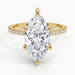 Sonora Perfect Fit Diamond Ring (1/3 ct. tw.) Yellow Gold 18k Marquise Engagement Ring