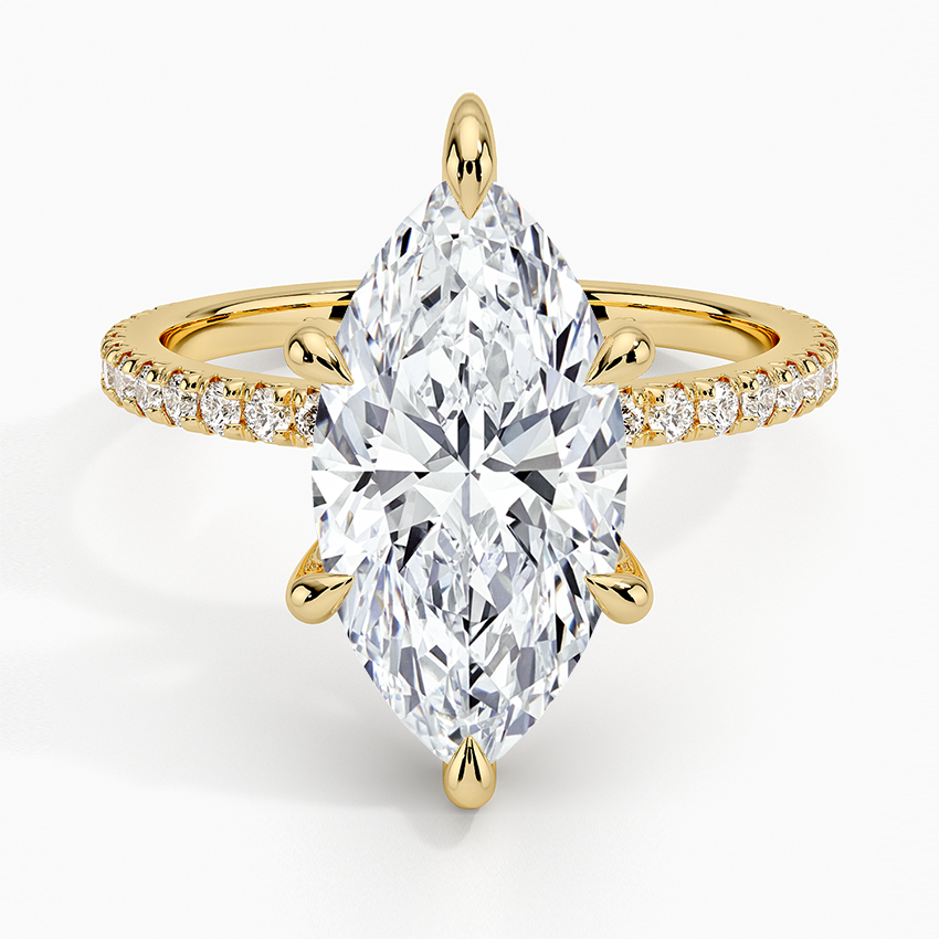 Sonora Perfect Fit Diamond Ring (1/3 ct. tw.) Yellow Gold 18k Marquise Engagement Ring