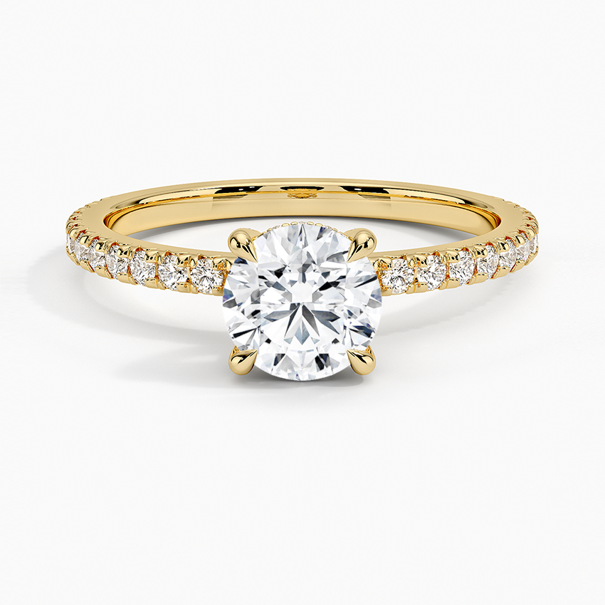 Sonora Perfect Fit Diamond Ring (1/3 ct. tw.) Yellow Gold 18k Round Engagement Ring