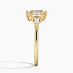 Cleo Five Stone Diamond Ring Yellow Gold 18k Pear Engagement Ring
