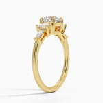 Cleo Five Stone Diamond Ring Yellow Gold 18k Round Engagement Ring