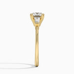 Symphony Double Prong Three Stone Diamond Ring (1/2 ct. tw.) Yellow Gold 18k Princess Engagement Ring