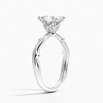 Rose Thorn Hidden Accent Diamond Ring (1/4 ct. tw.) Platinum Marquise Engagement Ring