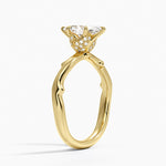 Rose Thorn Hidden Accent Diamond Ring (1/4 ct. tw.) Yellow Gold 18k Marquise Engagement Ring