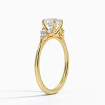 Luxe Melody Diamond Ring (1/5 ct. tw.) Yellow Gold 18k Cushion Engagement Ring