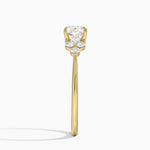 Luxe Melody Diamond Ring (1/5 ct. tw.) Yellow Gold 18k Cushion Engagement Ring