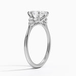 Luxe Melody Diamond Ring (1/5 ct. tw.) Platinum Marquise Engagement Ring