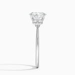 Luxe Melody Diamond Ring (1/5 ct. tw.) Platinum Oval Engagement Ring