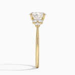 Luxe Melody Diamond Ring (1/5 ct. tw.) Yellow Gold 18k Oval Engagement Ring